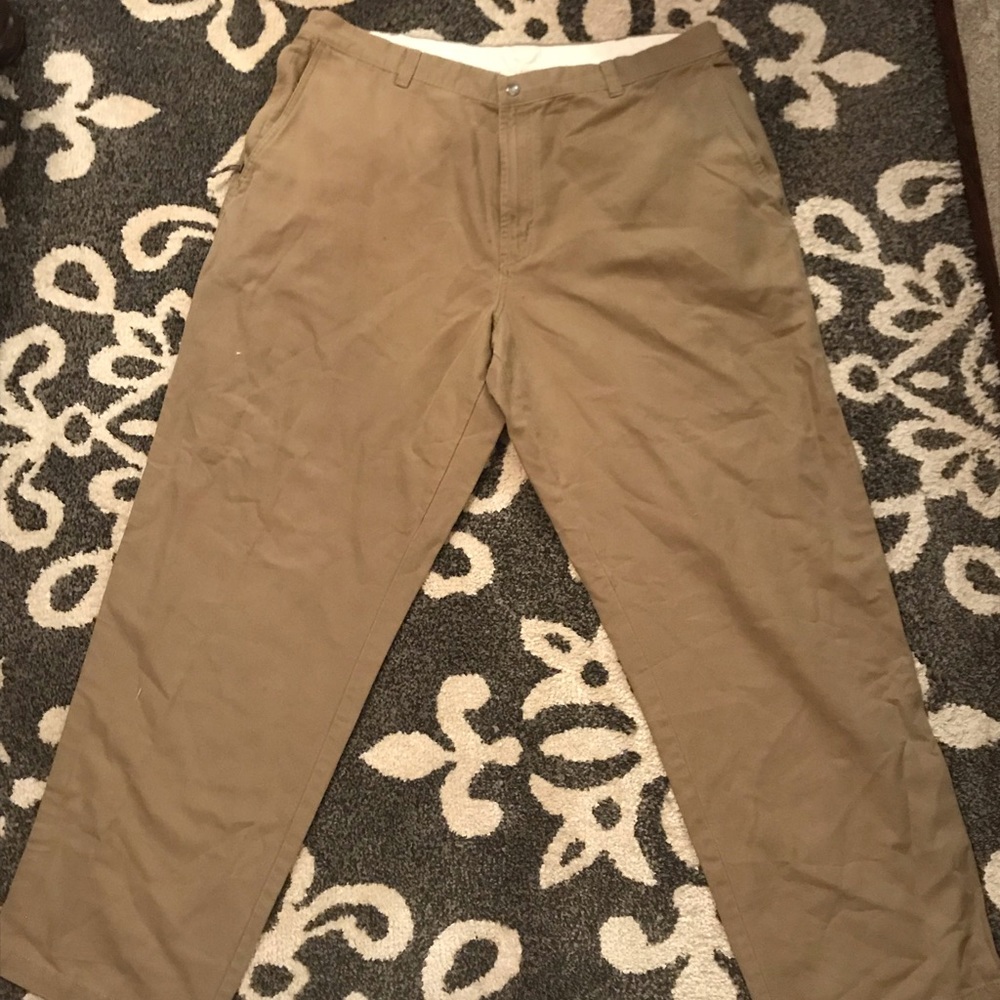 Columbia men’s dark khaki pants, size 42-32